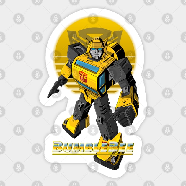 Transformers Bummblebee Sticker by capricorn